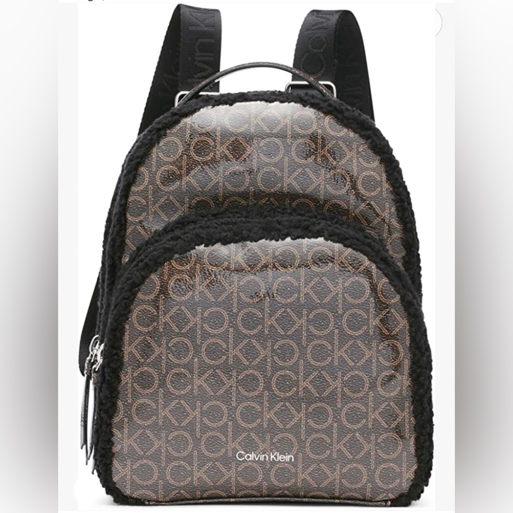Calvin Klein Estelle Novelty-Backpack, Black /Khaki/, One Size